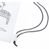 Kiristysnauha reppu Drawstring Bag Wizzy, valkoinen lisäkuva 1