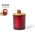 Kynttilä Aromatic Candle Lonka, punainen liikelahja logopainatuksella