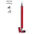Kynä ilman mustetta Eternal Pencil Pen May, punainen lisäkuva 1