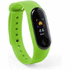 Kytketty kello Smart Bracelet Ragol, vihreä liikelahja logopainatuksella
