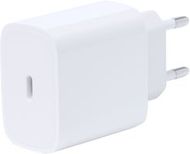 Latausliitin USB Charger Morelo, valkoinen liikelahja logopainatuksella
