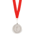 Mitali Medal Corum, hopea, punainen liikelahja logopainatuksella