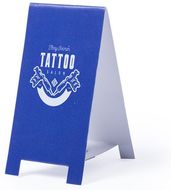 Muunneltava paperinippu Notepad Novich, sininen liikelahja logopainatuksella