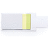 Muunneltava paperinippu Notepad Novich, valkoinen liikelahja logopainatuksella