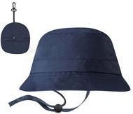 Myssy Hat Hetoson, tummansininen liikelahja logopainatuksella
