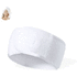 Nauha Headband Madax, valkoinen liikelahja logopainatuksella