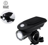 Polkupyörän lamppu Bike Safety Light Kups, musta liikelahja logopainatuksella