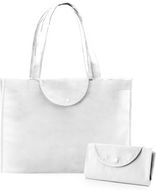 Rantakassi Foldable Bag Austen, valkoinen liikelahja logopainatuksella