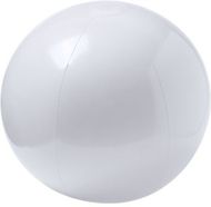 Rantapallo Beach Ball Magno, valkoinen liikelahja logopainatuksella