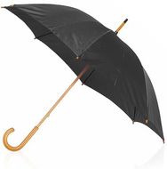 Sateenvarjo Umbrella Santy, musta liikelahja logopainatuksella
