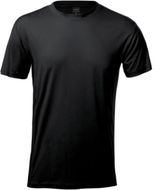 T-paita Adult T-Shirt Tecnic Layom, musta liikelahja logopainatuksella