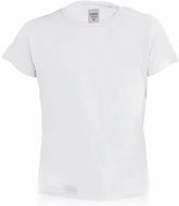 T-paita Kids White T-Shirt Hecom, valkoinen liikelahja logopainatuksella