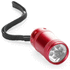 Taskulamppu Torch Delbin, punainen liikelahja logopainatuksella