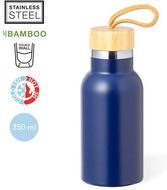 Termospullo Insulated Bottle Flazer, sininen liikelahja logopainatuksella