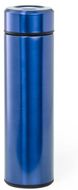 Termospullo Vacuum Flask Plusek, sininen liikelahja logopainatuksella