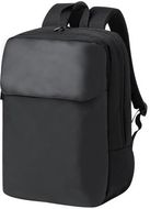 Tietokonereppu Backpack Tidol, musta liikelahja logopainatuksella