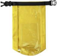 Tiivis kassi Bag Kambax, keltainen liikelahja logopainatuksella