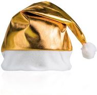 Tonttulakki Christmas Hat Shiny, kultainen liikelahja logopainatuksella