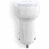 Tupakansytyttimen laturi USB Car Charger Denom, valkoinen liikelahja logopainatuksella