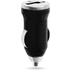 Tupakansytyttimen laturi USB Car Charger Hikal, musta liikelahja logopainatuksella