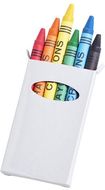 Vahakynä Crayon Set Tune, valkoinen liikelahja logopainatuksella