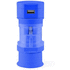 Yleisadapteri Plug Adapter Tribox, sininen liikelahja logopainatuksella