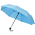 21" Wali-sateenvarjo, taitettava, automaattisesti avautuva, sininen liikelahja logopainatuksella