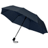 21" Wali-sateenvarjo, taitettava, automaattisesti avautuva, tummansininen liikelahja logopainatuksella
