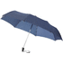 21,5" Alex-sateenvarjo, taitettava, automaattinen, tummansininen liikelahja logopainatuksella