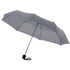 21,5" Ida-sateenvarjo, taitettava, harmaa liikelahja logopainatuksella