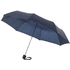 21,5" Ida-sateenvarjo, taitettava, tummansininen liikelahja logopainatuksella