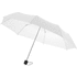 21,5" Ida-sateenvarjo, taitettava, valkoinen liikelahja omalla logolla tai painatuksella