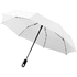 21,5" Trav-sateenvarjo, automaattinen, valkoinen liikelahja logopainatuksella