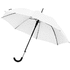 23" Arch-sateenvarjo, automaattisesti avautuva, valkoinen liikelahja logopainatuksella