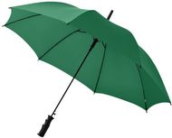 23" Barry-sateenvarjo, automaattisesti avautuva, vihreä liikelahja logopainatuksella
