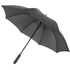 23" Noon-sateenvarjo, automaattinen, tuulenpitävä, musta liikelahja logopainatuksella