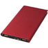 8 000 mAh:n alumiininen Plate -varavirtalähde, punainen liikelahja logopainatuksella