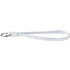 Ad-Loop® Jumbo-avaimenperä, valkoinen liikelahja logopainatuksella