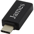 Adapt alumiininen USB-C-USB-A 3.0 -sovitin, musta lisäkuva 2