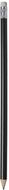 Alegra-kynä, värillinen varsi, musta liikelahja logopainatuksella