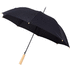 Alina-sateenvarjo, 23 tuumaa, automaattinen, PET-kierrätysmuovia, musta liikelahja logopainatuksella