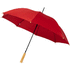 Alina-sateenvarjo, 23 tuumaa, automaattinen, PET-kierrätysmuovia, punainen liikelahja logopainatuksella