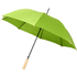 Alina-sateenvarjo, 23 tuumaa, automaattinen, PET-kierrätysmuovia, kalkinvihreä liikelahja logopainatuksella