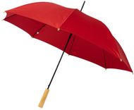 Alina-sateenvarjo, 23 tuumaa, automaattinen, PET-kierrätysmuovia, punainen liikelahja logopainatuksella