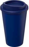 Americano® Eco -kahvimuki kierrätetystä materiaalista, 350 ml, sininen liikelahja logopainatuksella