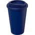 Americano® Eco -kahvimuki kierrätetystä materiaalista, 350 ml, sininen liikelahja logopainatuksella