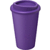 Americano® Eco -kahvimuki kierrätetystä materiaalista, 350 ml, violetti liikelahja logopainatuksella