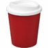 Americano® Espresso 250 ml eristetty muki, valkoinen, punainen liikelahja logopainatuksella