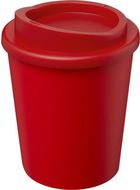 Americano® Espresso Eco 250 ml juomamuki kierrätetystä materiaalista, punainen liikelahja logopainatuksella