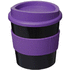 Americano® Primo 250 ml muki oterenkaalla, musta, violetti liikelahja logopainatuksella